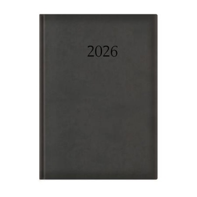 Naptár, tervező, A4, napi, TOPTIMER "Wide", fekete